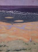 Felix Vallotton Flood at Houlate oil on canvas